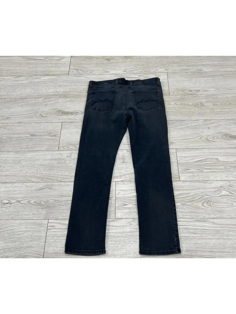 Mac Jeans Men's Dirty Wash Dark Gray Blue Jeans SIZE 35X31 $295